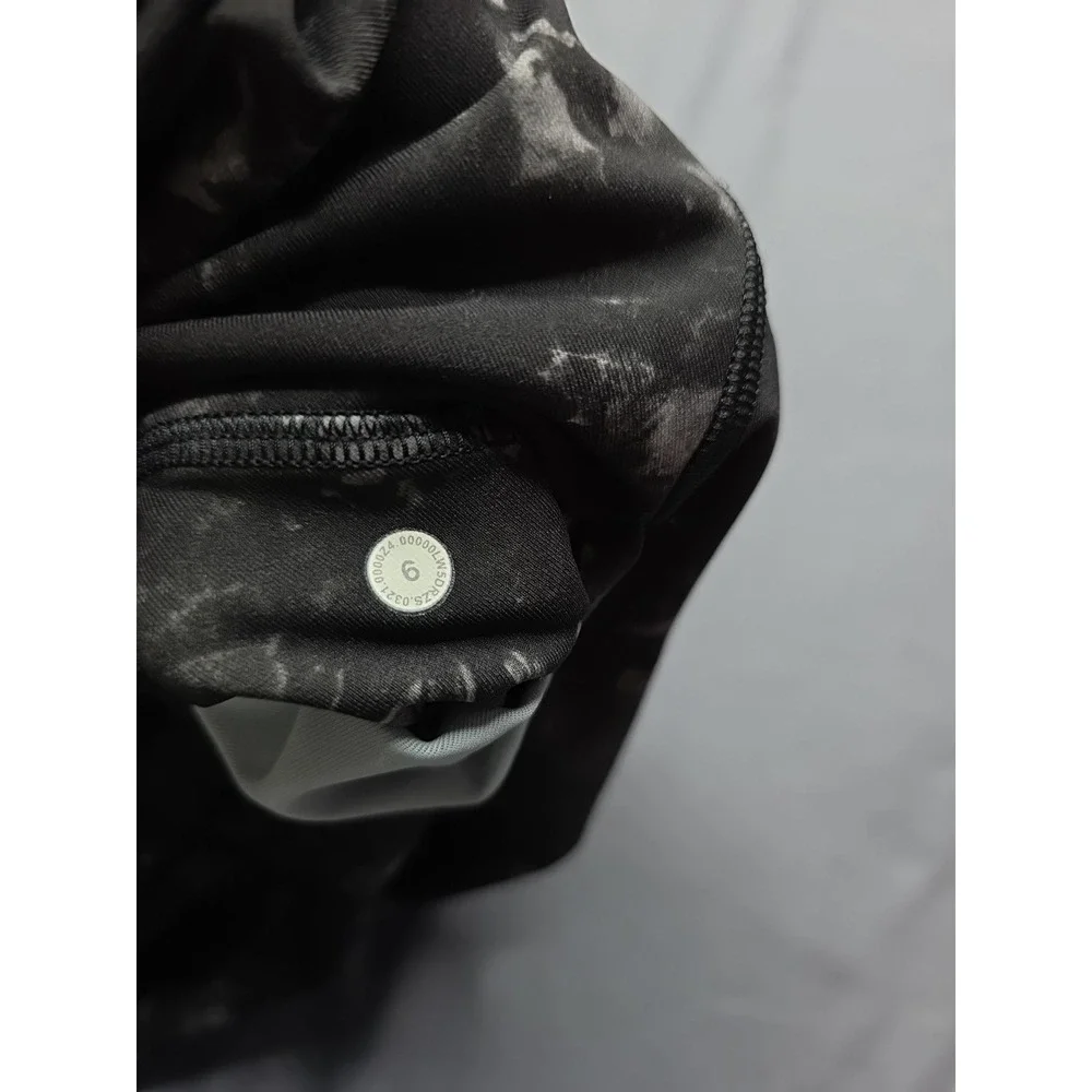 Lululemon Leggings Wunder Train HR 25'' Tie Dye Gray Training Athletic Sz 6